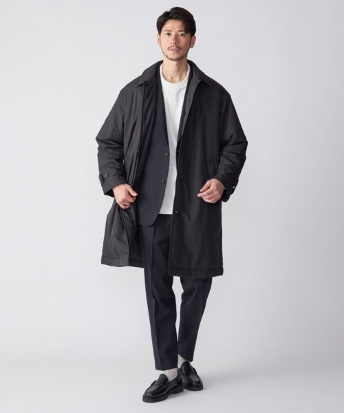 SHIPS:〈撥水〉Thinsulate 中綿 ステンカラーコート 中綿 Thinsulate