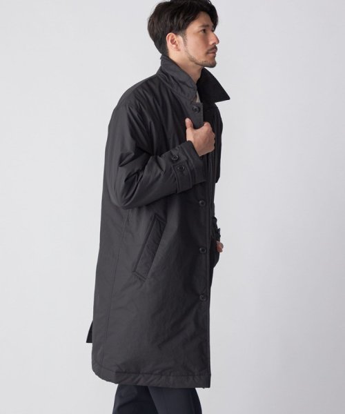 SHIPS:〈撥水〉Thinsulate 中綿 ステンカラーコート 中綿 Thinsulate