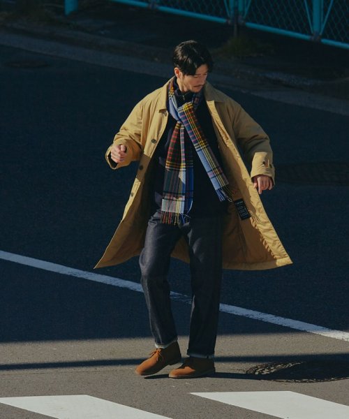 SHIPS:〈撥水〉Thinsulate 中綿 ステンカラーコート 中綿 Thinsulate