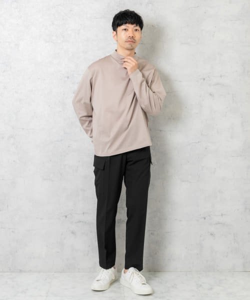 URBAN RESEARCH ROSSO(URBAN　RESEARCH　ROSSO（MEN）)/『XLサイズあり』JAPAN FABRICロングスリーブモックTシャツ/img43