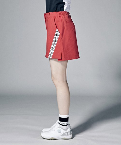 【神谷そらプロ着用｜ENVOY】はっ水ストレッチサイドロゴラインスリットスカート(38cm丈)【アウトレット】 