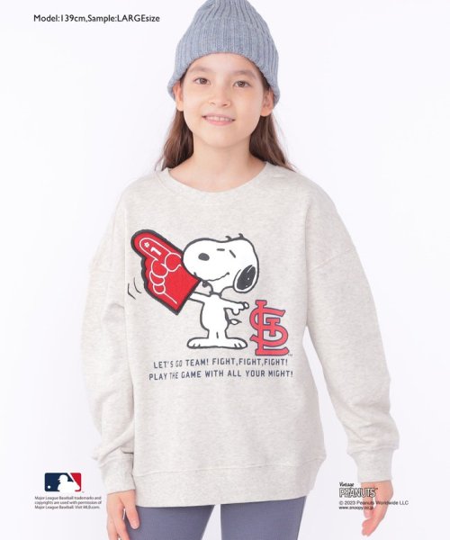 SHIPS KIDS(シップスキッズ)/SHIPS KIDS:100～140cm / スヌーピー×MLB スウェット/img06