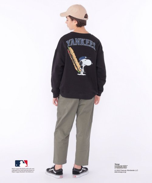 SHIPS KIDS(シップスキッズ)/SHIPS KIDS:145～170cm / スヌーピー×MLB スウェット/img10