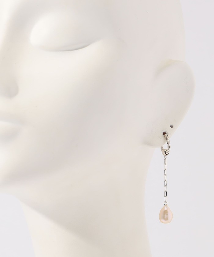 PLOW pearl chain charm wreath ピアス(505517263) | TOMORROWLAND