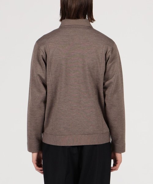 ポリエステルウール ニットGジャン 