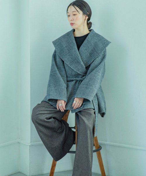 quaranciel: リバー ケープ コート quaranciel リバー ONE SIZE