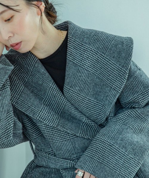 quaranciel: リバー ケープ コート quaranciel リバー ONE SIZE