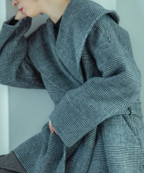 quaranciel: リバー ケープ コート quaranciel リバー ONE SIZE