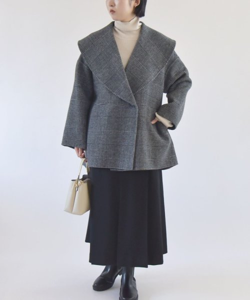 quaranciel: リバー ケープ コート quaranciel リバー ONE SIZE