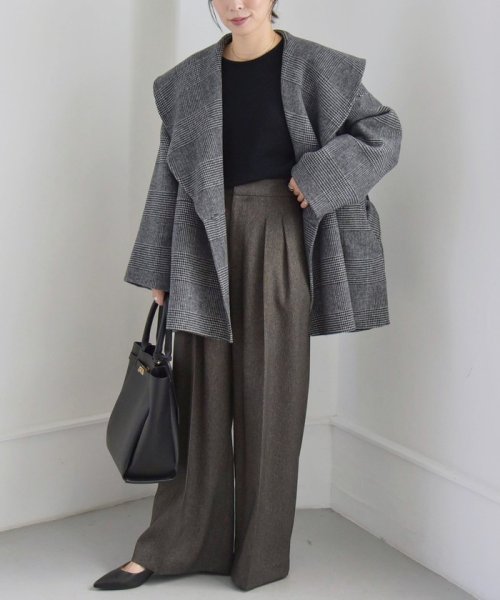 quaranciel: リバー ケープ コート quaranciel リバー ONE SIZE