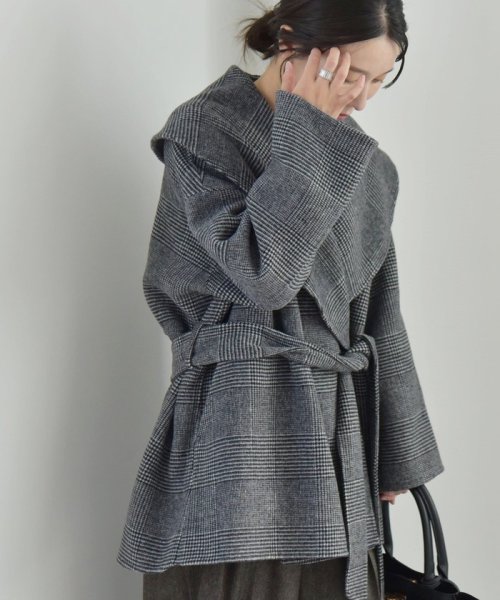 quaranciel: リバー ケープ コート quaranciel リバー ONE SIZE