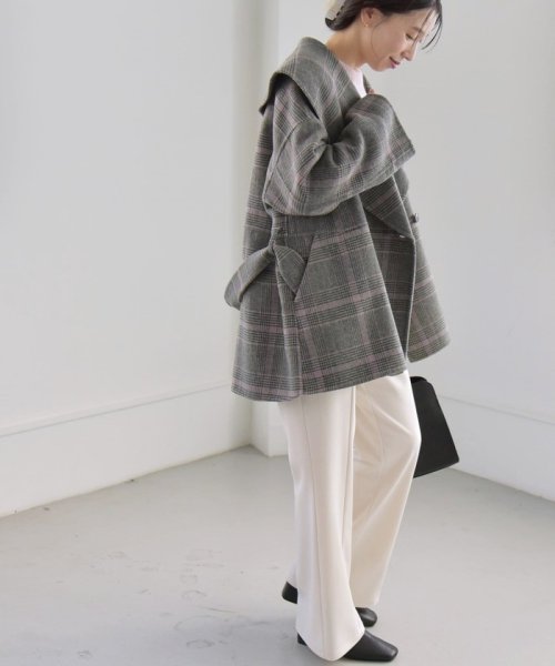 quaranciel: リバー ケープ コート quaranciel リバー ONE SIZE