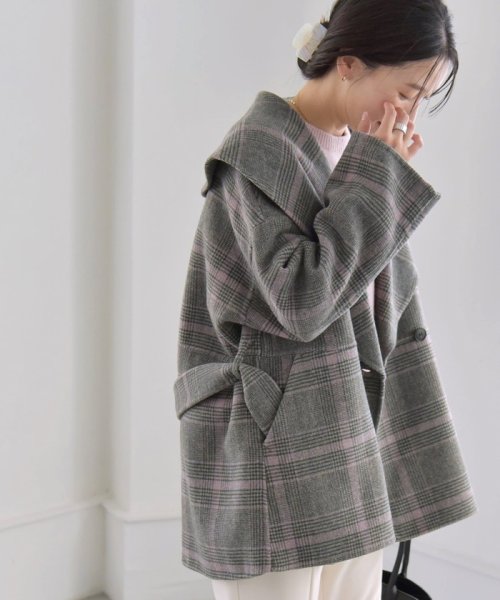 quaranciel: リバー ケープ コート quaranciel リバー ONE SIZE