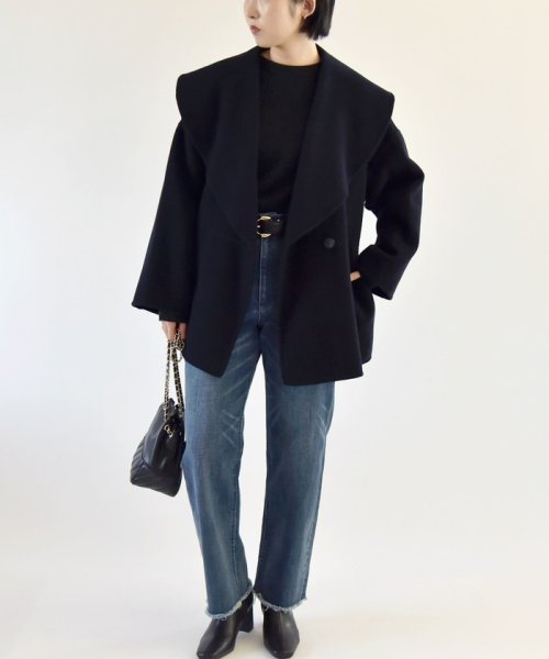 quaranciel: リバー ケープ コート quaranciel リバー ONE SIZE