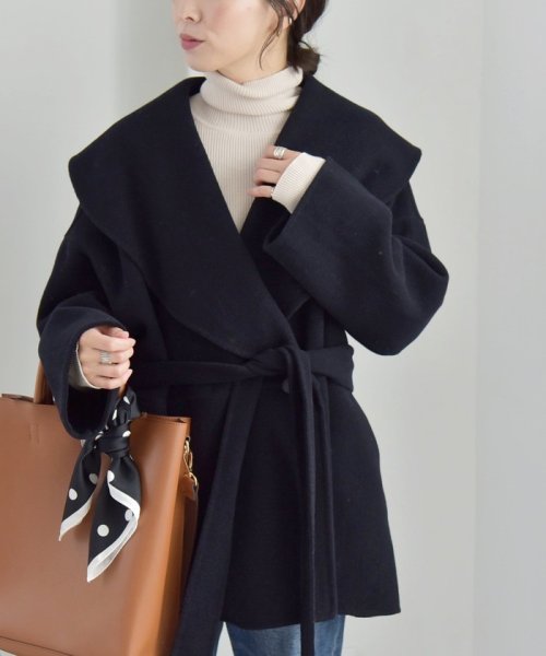 quaranciel: リバー ケープ コート quaranciel リバー ONE SIZE