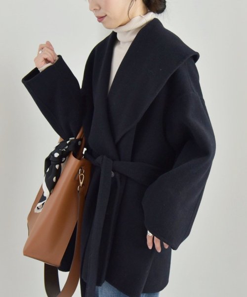 quaranciel: リバー ケープ コート quaranciel リバー ONE SIZE