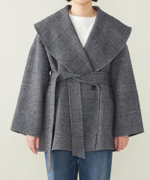 quaranciel: リバー ケープ コート quaranciel リバー ONE SIZE