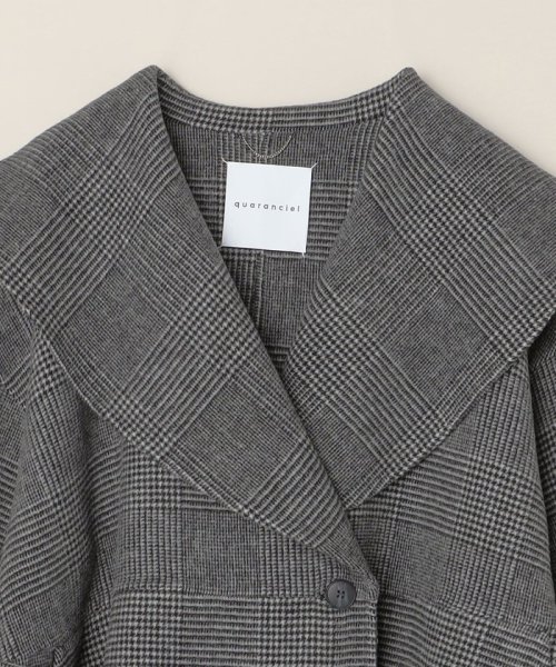 quaranciel: リバー ケープ コート quaranciel リバー ONE SIZE