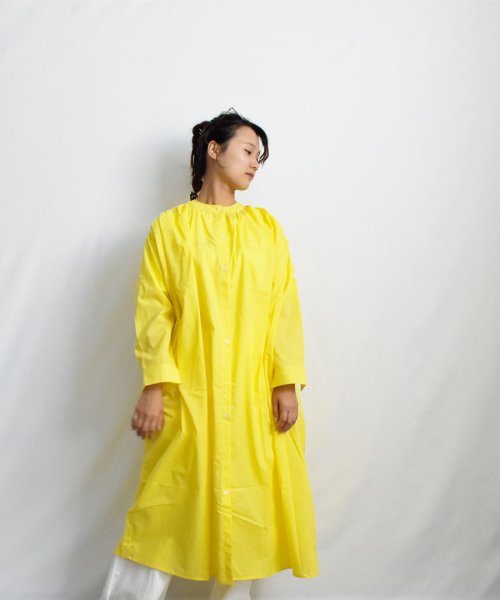 ARGO TOKYO(アルゴトウキョウ)/Color Cotton Shirt Onepiece 29086 カラーコットンシャツワンピース　シャツワンピース　ロングワンピース　ワンピース　マキシワンピ/img37