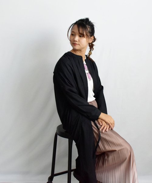 ARGO TOKYO(アルゴトウキョウ)/Color Cotton Shirt Onepiece 29086 カラーコットンシャツワンピース　シャツワンピース　ロングワンピース　ワンピース　マキシワンピ/img53
