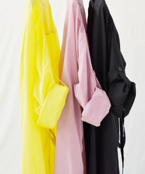 ARGO TOKYO(アルゴトウキョウ)/Color Cotton Shirt Onepiece 29086 カラーコットンシャツワンピース　シャツワンピース　ロングワンピース　ワンピース　マキシワンピ/img68