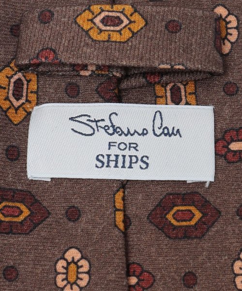 SHIPS MEN(シップス　メン)/【SHIPS別注】Stefano cau:  ウール プリント コモン ネクタイ/img02