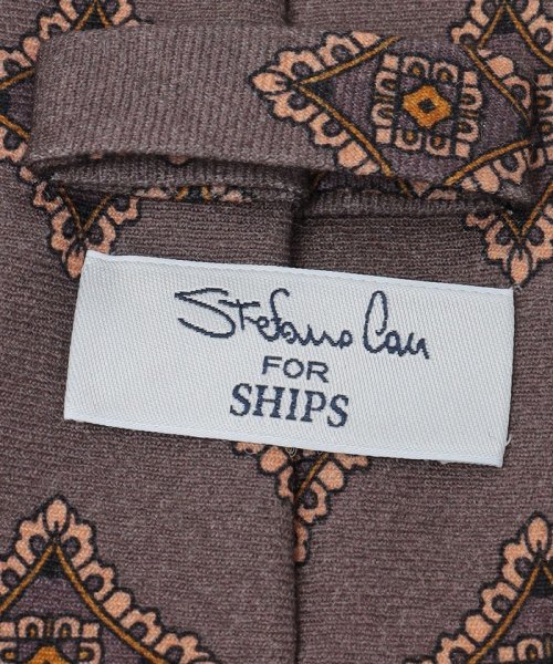 SHIPS MEN(シップス　メン)/【SHIPS別注】Stefano cau:  ウール プリント ビンテージ メダリオン ネクタイ/img02