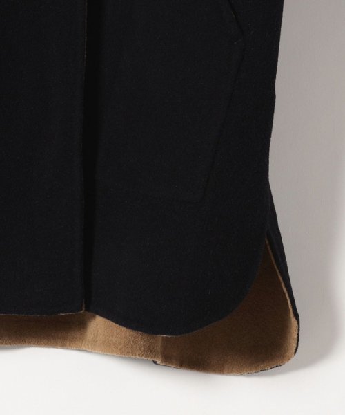 SHIPS any: リバー フーディー ポンチョ ハーフ コート SHIPS any リバー ポンチョ