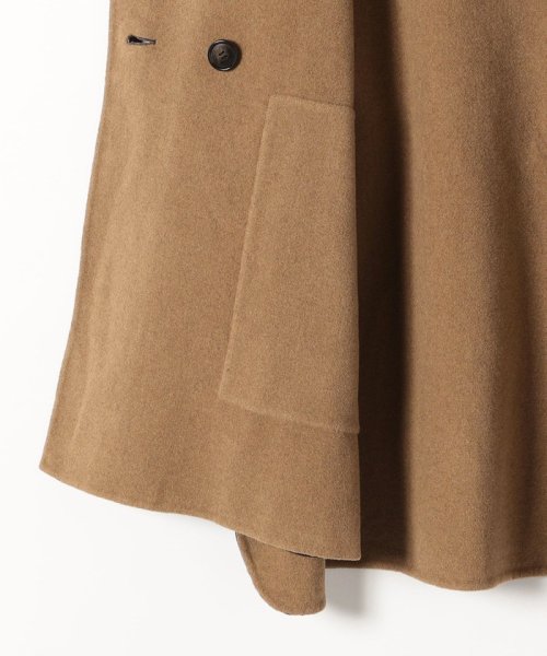 SHIPS any: リバー フーディー ポンチョ ハーフ コート SHIPS any リバー ポンチョ