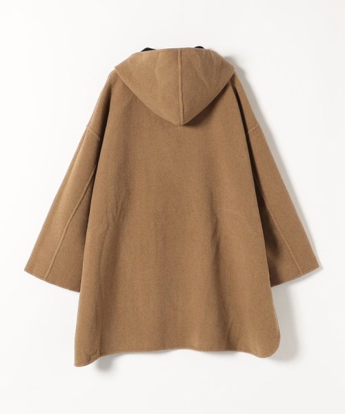 SHIPS any: リバー フーディー ポンチョ ハーフ コート SHIPS any リバー ポンチョ