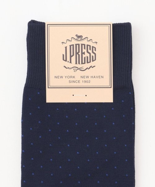 J.PRESS MENS(J．プレス　メンズ)/【J.PRESS BASIC】ハイゲージピンドットソックス/img01