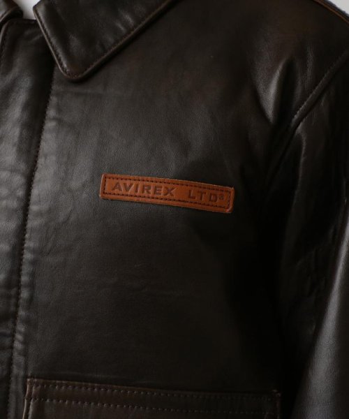 AVIREX(AVIREX)/A－2 FLIGHT JACKET ANTIQUE LANB / A－2 フライトジャケット アンティークラム / AVIREX / アヴィ/img14