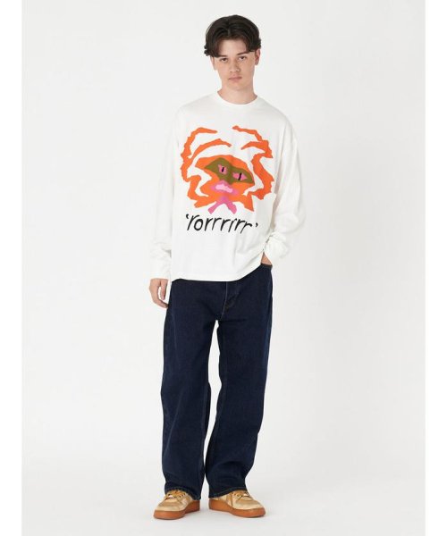 Levi's(リーバイス)/LEVI'S(R) SKATE グラフィック 長袖Tシャツ ホワイト GRRRRR ORANGE/img09