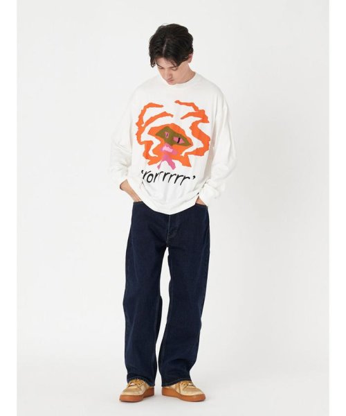 Levi's(リーバイス)/LEVI'S(R) SKATE グラフィック 長袖Tシャツ ホワイト GRRRRR ORANGE/img11