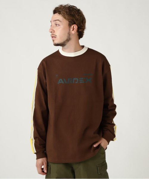 AVIREX(AVIREX)/《WEB&DEPOT限定》L/S LINE T－SHIRT/ ライン ロング スリーブ Tシャツ/img33