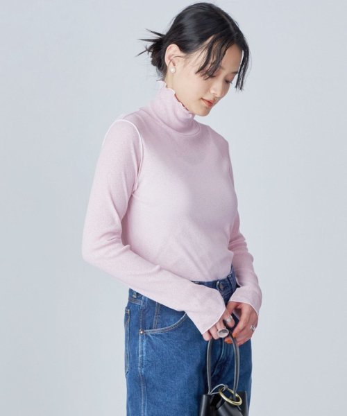 SHIPS WOMEN(シップス　ウィメン)/〈手洗い可能〉ドライタッチ リブ タートル 24SS ◇/img54