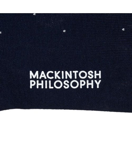 靴下 メンズ MACKINTOSH PHILOSOPHY (マッキントッシュフィロソフィー) ピンドット クルー丈 2m045<br>紳士 男性  フクスケ fu(505230932) | マッキントッシュフィロソフィー(MACKINTOSH PHILOSOPHY) - MAGASEEK
