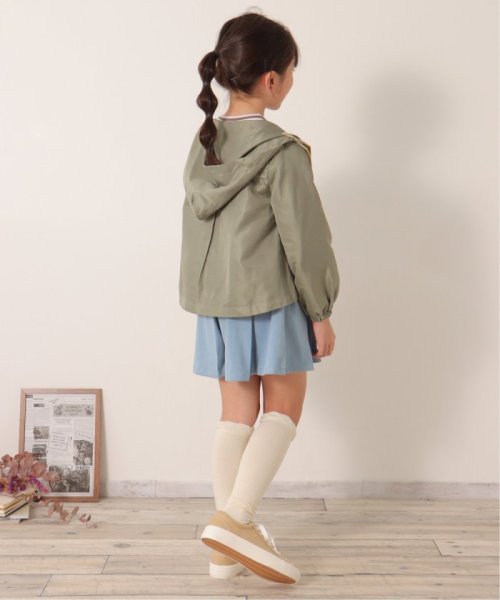 ikka kids(イッカ　キッズ)/サテンフレアマウンテンパーカー（120〜160cm）/img01