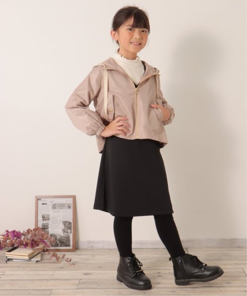 ikka kids(イッカ　キッズ)/サテンフレアマウンテンパーカー（120〜160cm）/img02