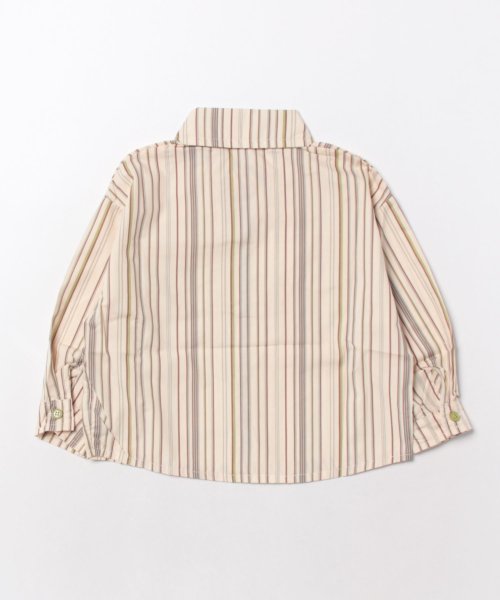 aimoha(aimoha（アイモハ）)/aimoha－KIDS－ 韓国子供服　ビッグポケットストライプシャツ/img15