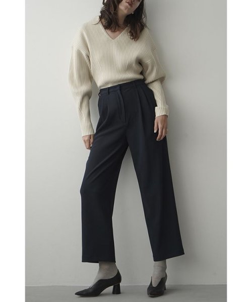 CLANE(クラネ)/RIB STRIPE TUCK PANTS/img12