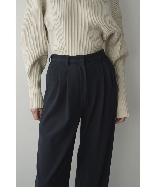 CLANE(クラネ)/RIB STRIPE TUCK PANTS/img18