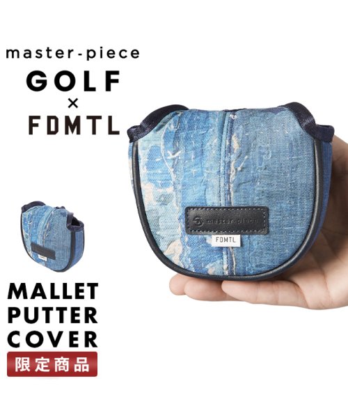 master piece(マスターピース)/正規販売店 限定品 マスターピース ゴルフ パターカバー マレット ヘッドカバー メンズ FDMTL × master－piece GOLF 02642－fd/img01