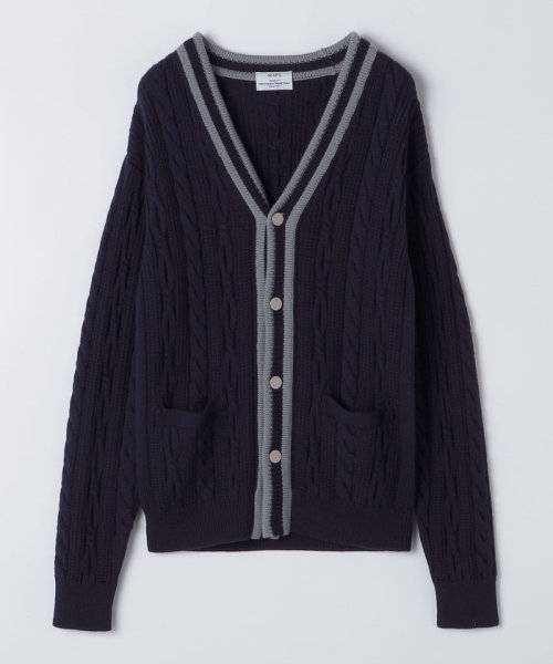 SHIPS: 奥山メリヤス チルデン ニット カーディガン 奥山メリヤス BATONER バトナー in