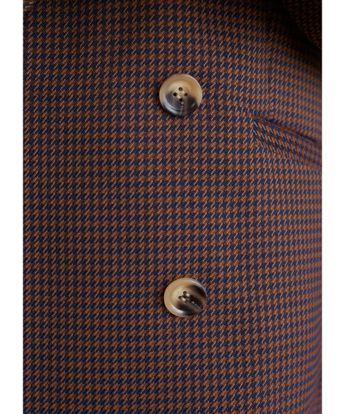 【LUXE】グレンチェック柄ダブルジャケットB ベージュ