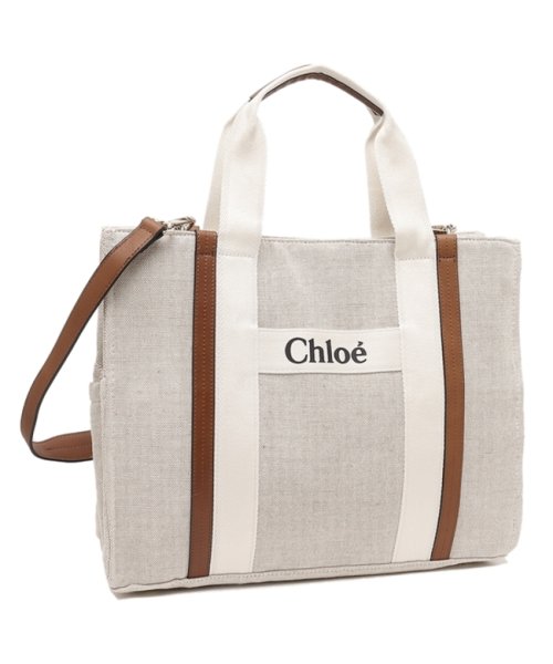 Chloe(クロエ)/クロエ マザーズバッグ トートバッグ ショルダーバッグ キッズ チェンジングバッグ マザーバッグ 2WAY ベージュ レディース CHLOE C90406 Z4/img01