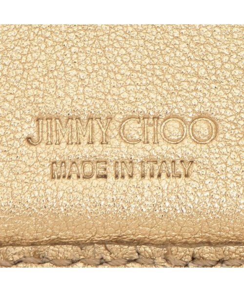 JIMMY CHOO(ジミーチュウ)/ジミーチュウ 三つ折り財布 ネモ ミニ財布 スタースタッズ ゴールド レディース JIMMY CHOO NEMO AMP GOLD/img08