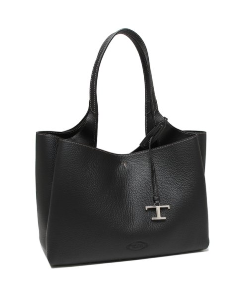 TODS(トッズ)/トッズ トートバッグ T TIMELESS ロゴ Tチャーム ブラック レディース TODS XBWAPAF9200 QRI B999/img01