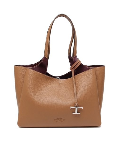 TODS(トッズ)/トッズ トートバッグ Tタイムレス ロゴ Tチャーム ブラウン レディース TODS XBWAPAF9200 QRI 9P13/img05