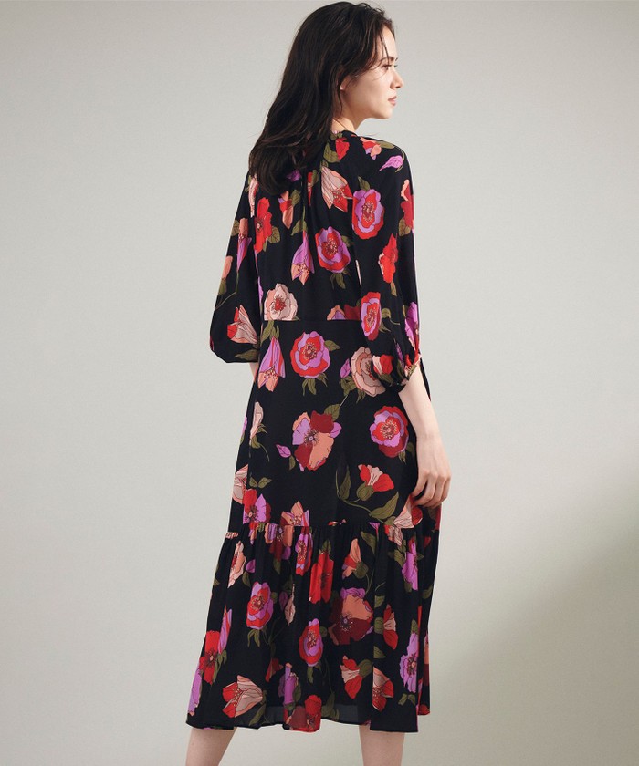 フラワージョーゼットドレス(505519716)｜阪急百貨店公式通販サイト